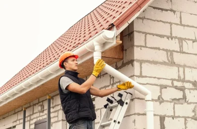 Pose et remplacement de gouttières à Gripport
